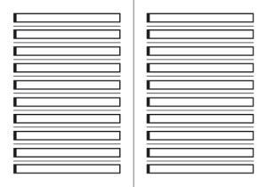 Liniert mit Anfangshilfe