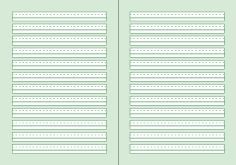Liniert mit Hilfslinien S